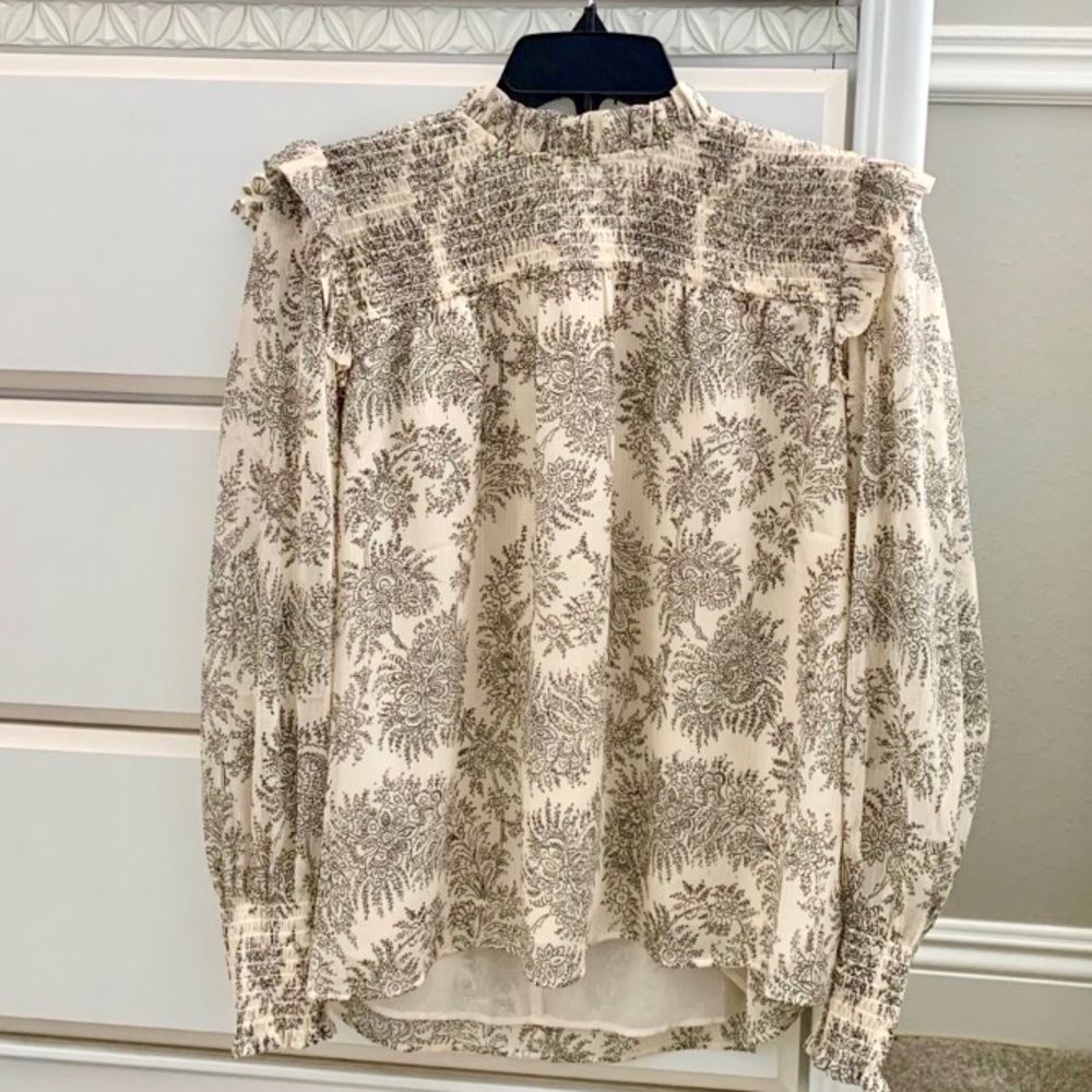 Like New Ann Taylor Paisley Print Blouse